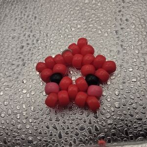 Red Yellow And Green Kandi Stars :]